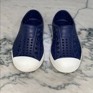 Navy Blue Native Toddler Shoes